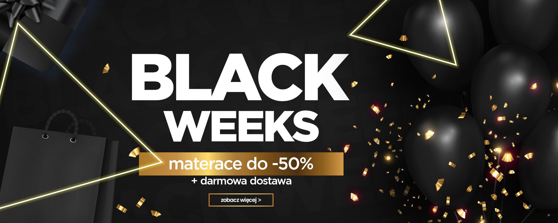materace Black Friday - promocje Black Week w salonie Pan Materac w Białymstoku